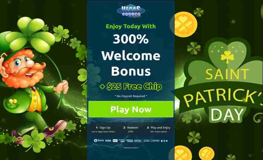 Vegas Casino Online St Paddys Day Bonus