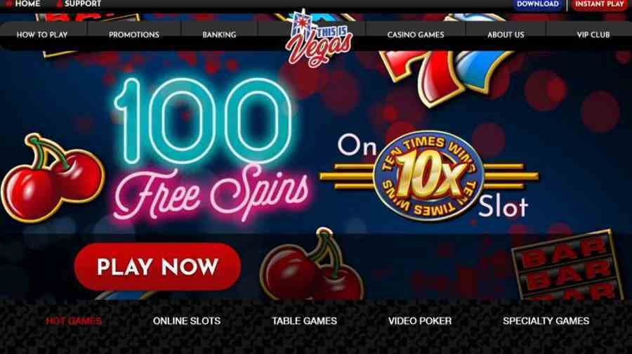 This is Vegas 100 Free Spins No Deposit Bonus