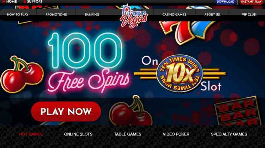 This is Vegas Casino 100 Free Spins No Deposit Required