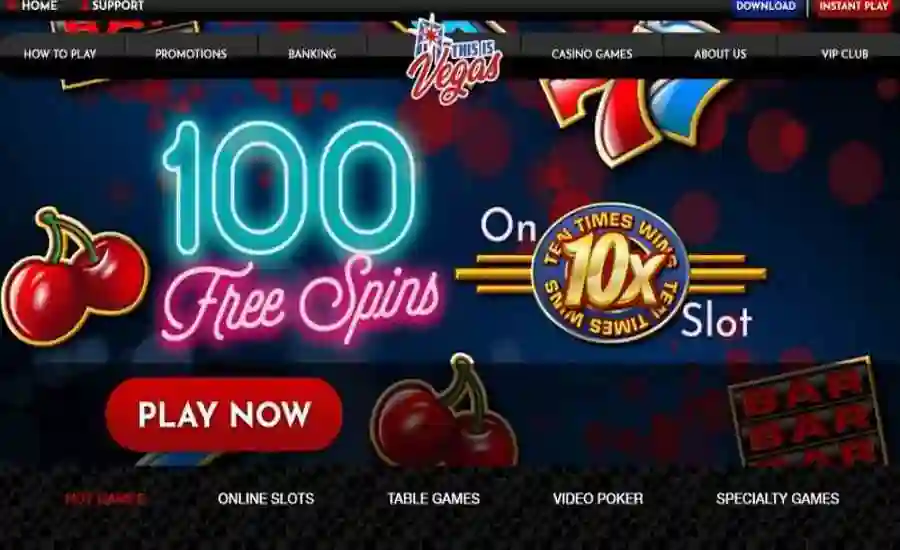 This is Vegas 100 Free Spins No Deposit Bonus