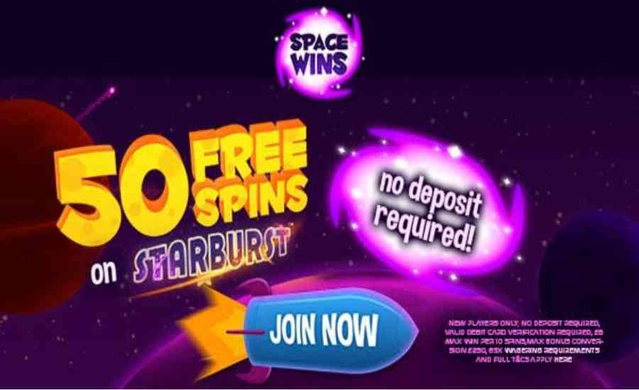 Space Wins Starburst Free Spins