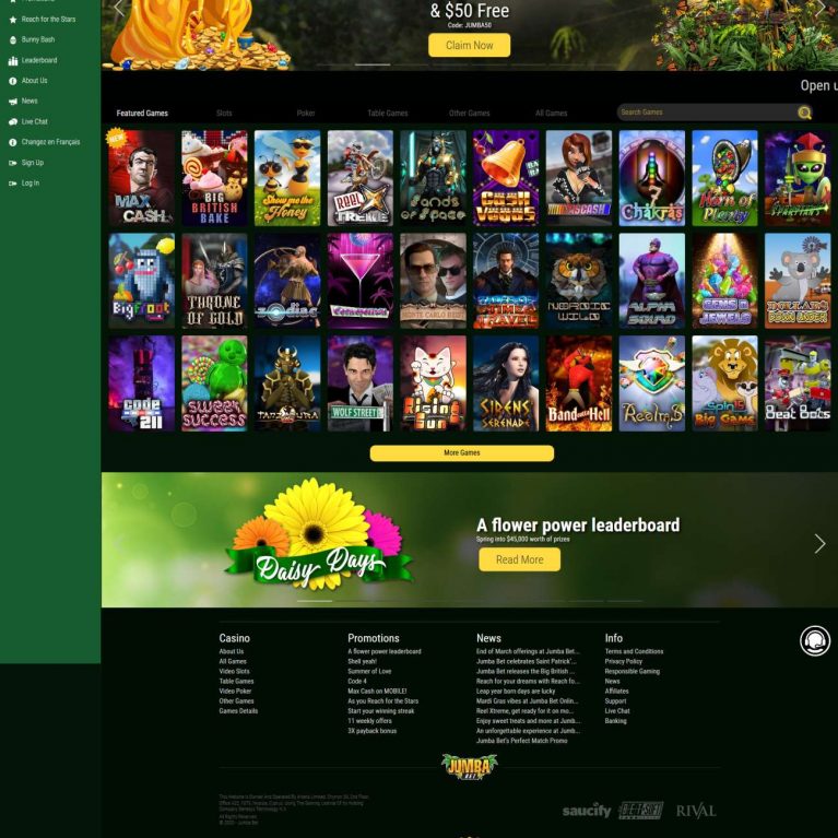 Jumba Bet Casino ( 2024 ) Review Games Infocasinobonus