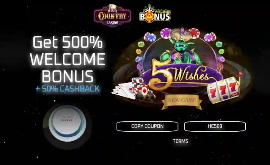 High Country Bonus Code HC500