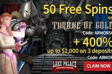 Lake Palace Throne of Gold Bonus Spins