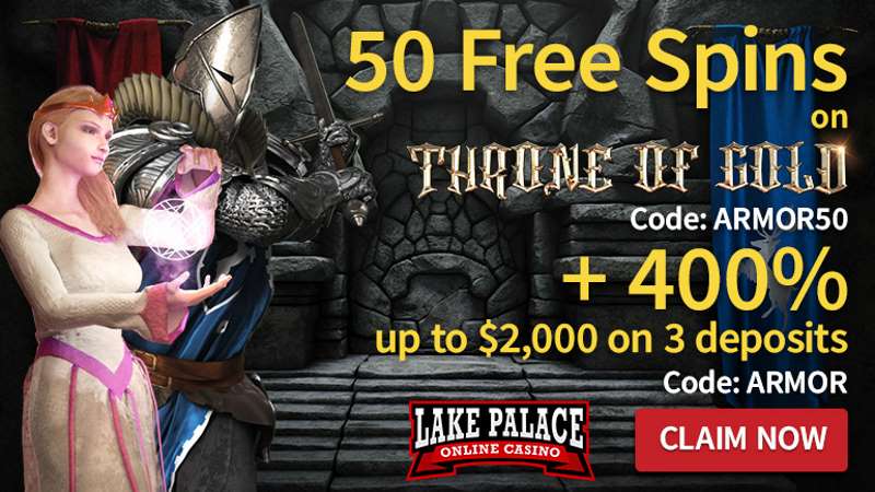 Lake Palace Throne of Gold Bonus Spins