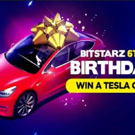 BitStarz Casino Huge Birthday Giveaway – Win a Tesla Model 3!