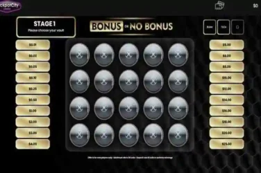 Jackpotcity Bonus Or No Bonus Game