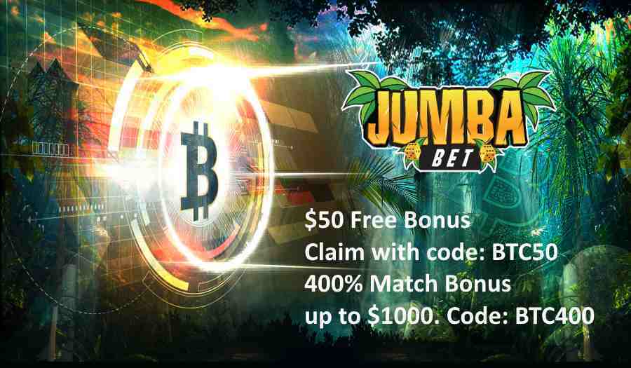 Jumba Bet Casino Bitcoin bonus