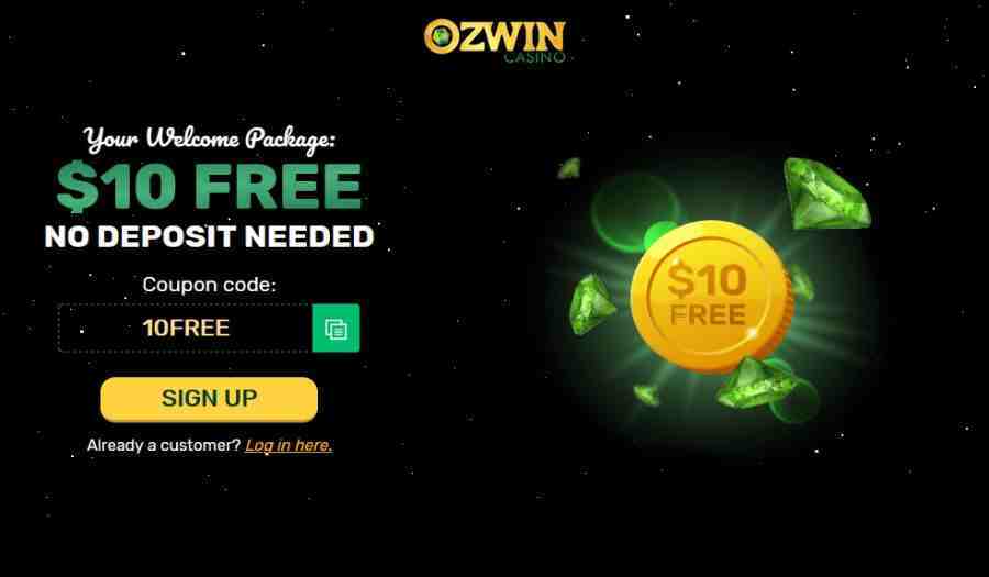Ozwin Casino No Deposit Bonus