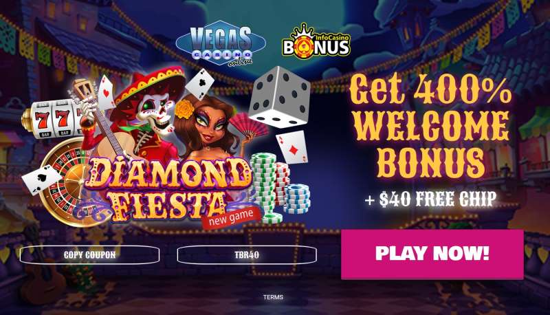 Vegas Casino Online Bonus Code TBR40 