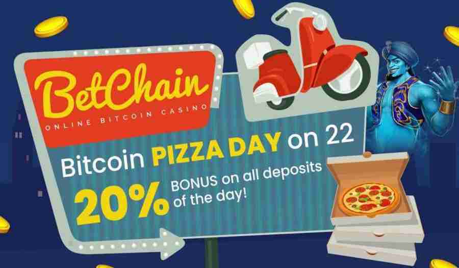 BetChain Bitcoin Pizza Day Promo