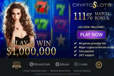 CryptoSlots crypto Match Bonus