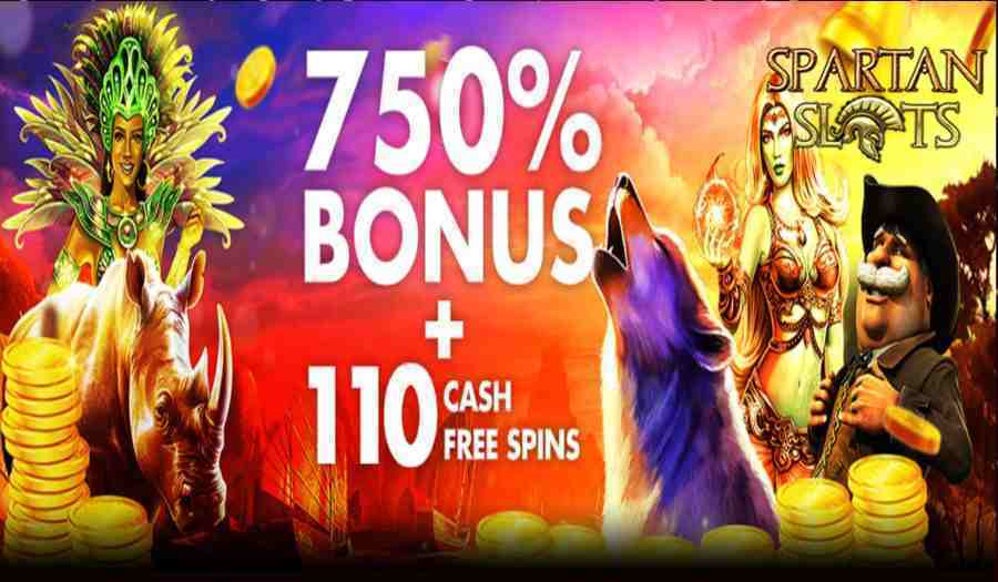 Spartan Slots Casino Welcome Bonus Spins