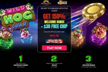 sunpalace wild hog luau bonus