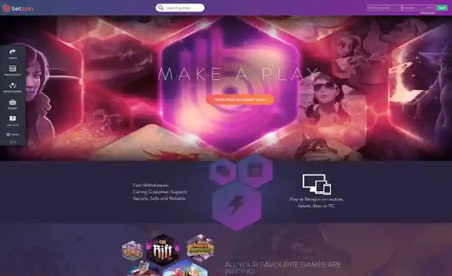 BetSpin Casino Screenshot