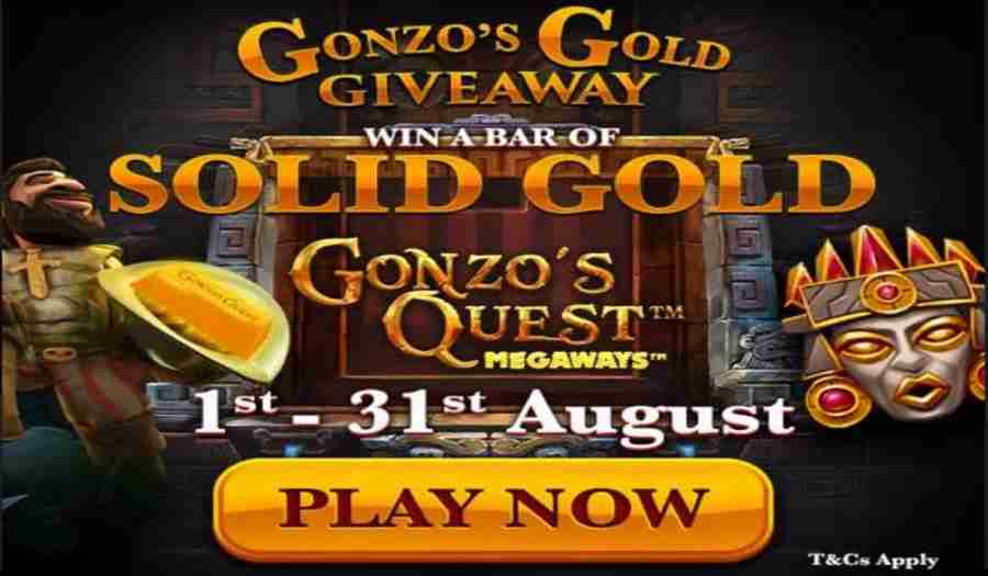 Gonzo’s Gold Megaways promo