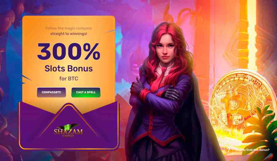 Shazam Casino Bitcoin Bonus Spins