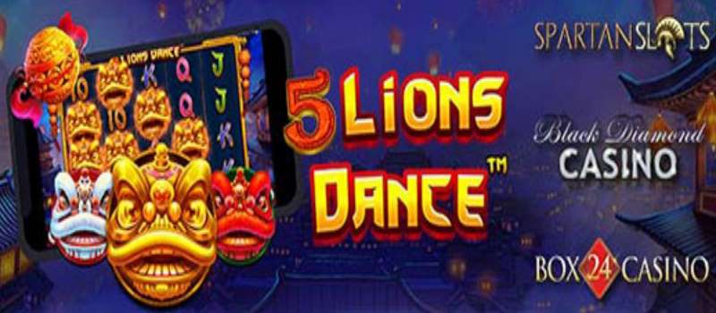 5 Lions Dance Slots Bonus & Free Spins