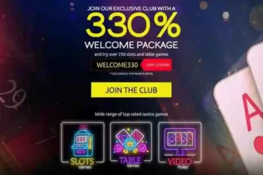 clubplayer 330 percent bonus code welcome330