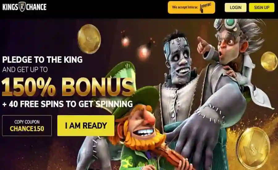 kingschance bonus code chance150