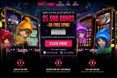 Slots of Vegas Casino bonus code MAGIC400
