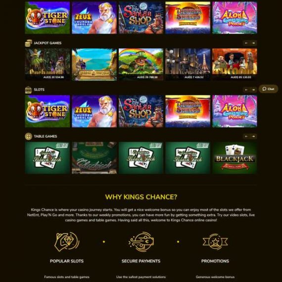 Kings Chance Casino ( 2024 ) Review Games Infocasinobonus