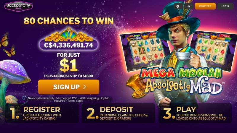 jackpot city free spins no deposit