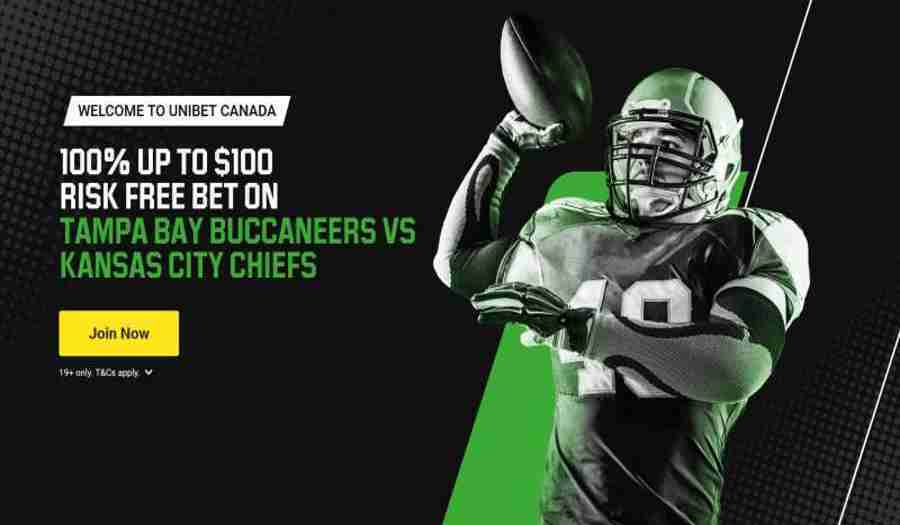 Unibet Canada Risk Free bet CHIEFS vs. BUCS