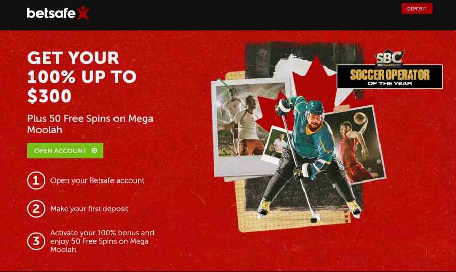 Bonus Selamat Datang Betsafe Kanada