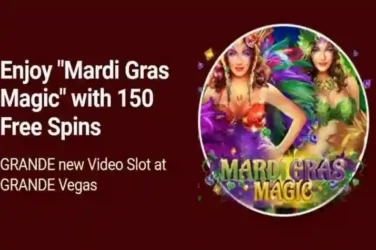 grande vegas mardi gras magic free spins code