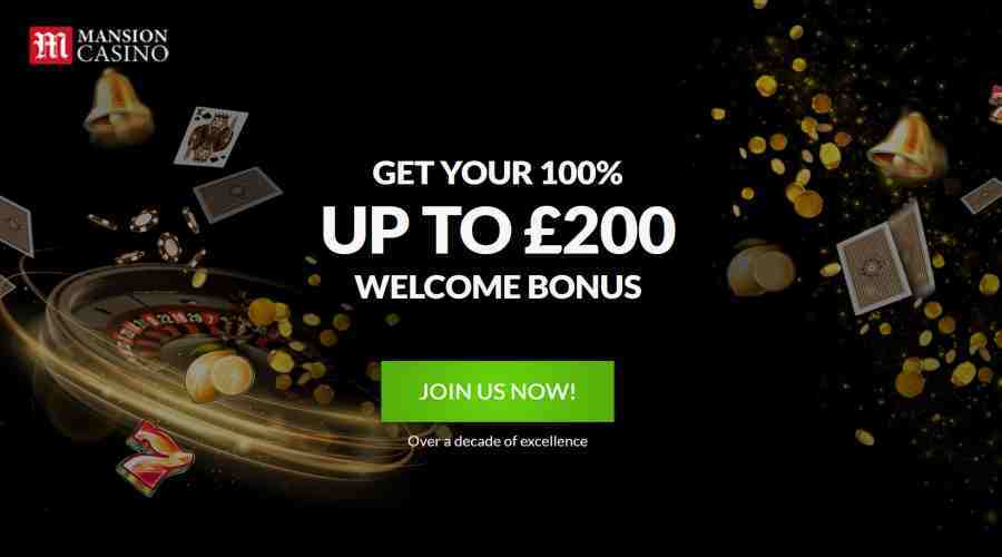 Mansion Casino UK Bonus