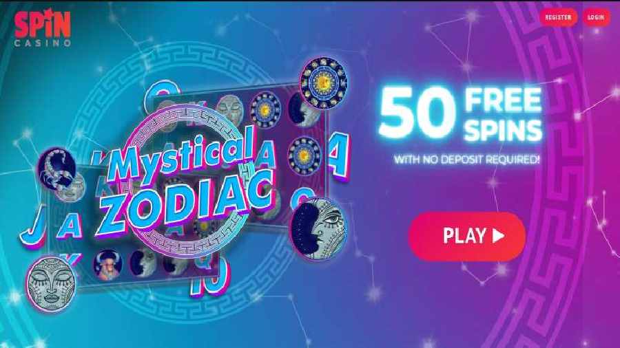 spin casino 50 free spins Mystical Zodiac