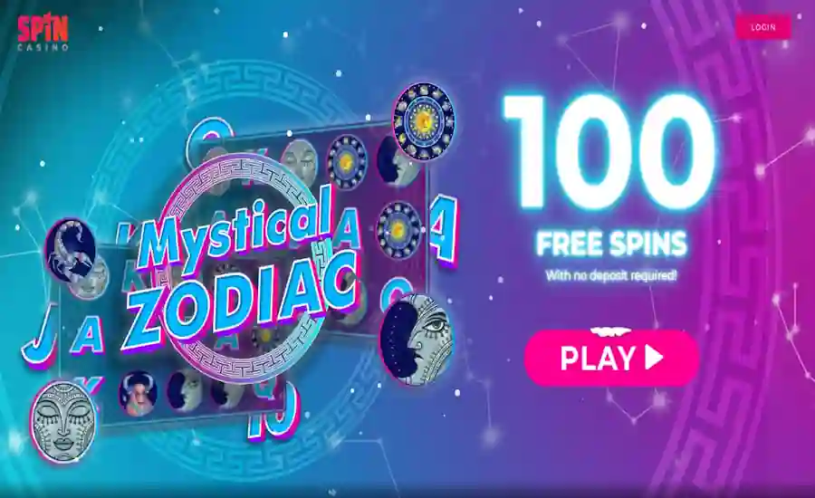 spin casino 100 free spins Mystical Zodiac