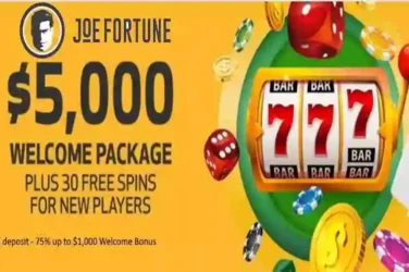 joefortune 2nd welcome bonus