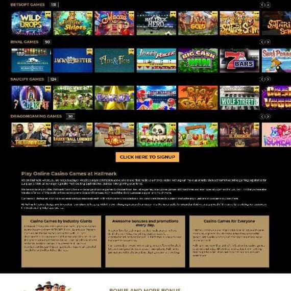 Hallmark Casino ( 2024 ) Review Games Infocasinobonus