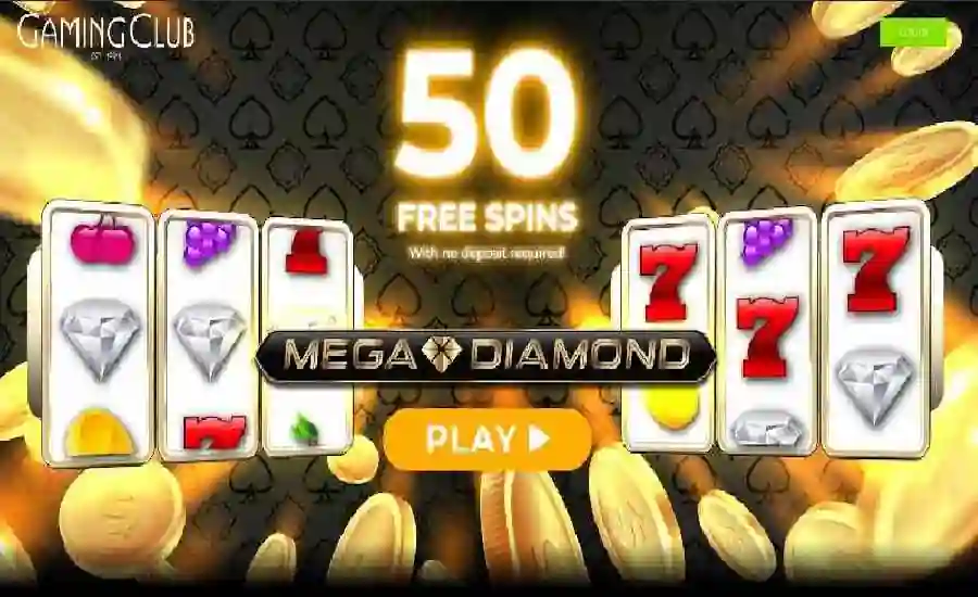 gaming club casino free spins on mega diamound