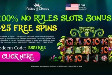 Palace of Chance Enchanted Garden II Bonus Code