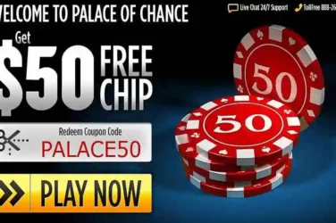 Palace of Chance No Deposit Bonus PALACE50