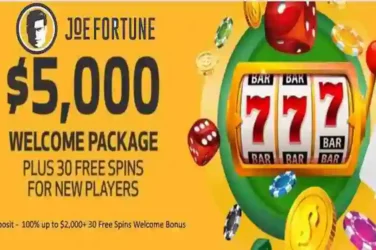 Joe Fortune Casino 1st Bitcoin Bonus