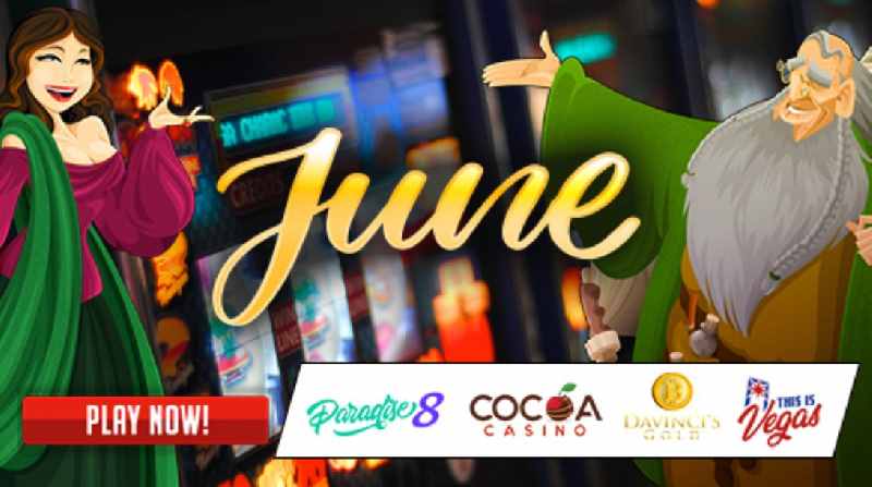 June Bonus and 488 free spins