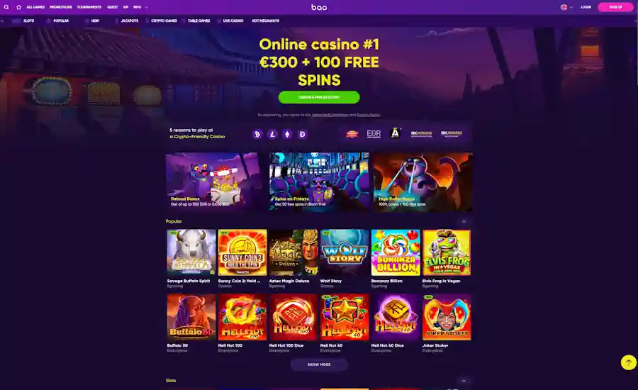 Bao Casino Screenshot