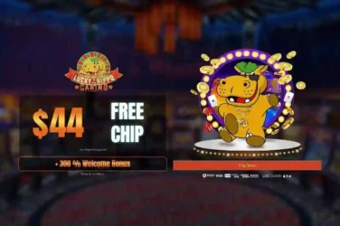 Lucky Hippo Casino Free Chip bonus code FPC44