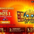 Royal Vegas Casino 88 Free Spins for NZ$1 on 9 Masks of Fire