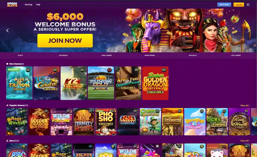 Super Slots Casino Screenshot