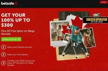 Betsafe Canada Welcome Bonus
