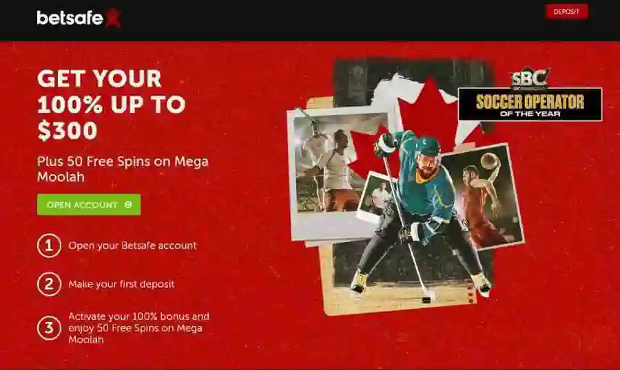Betsafe Canada Welcome Bonus