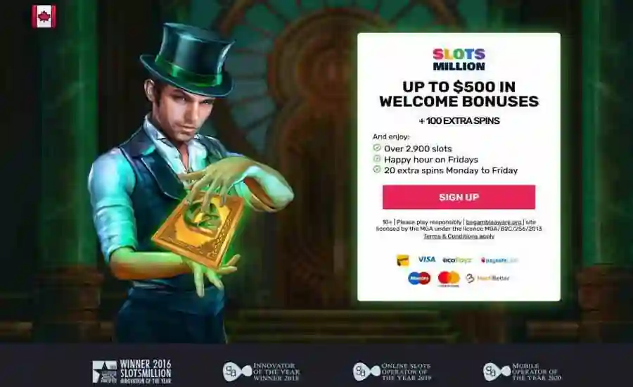slotsmillion canada-bonus