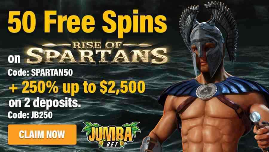 Jumba Bet rise of spatans free spins
