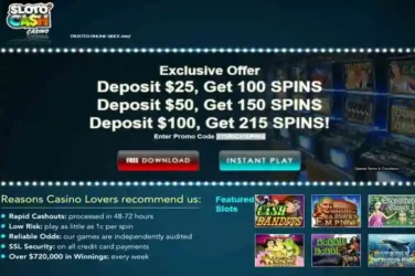 slotocash freespins 215RICHSPINS