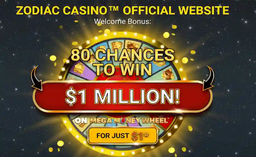 Zodiac Casino 80 chances to win